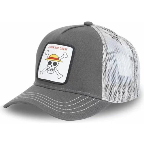 One Piece truckerkeps – Luffy grå
