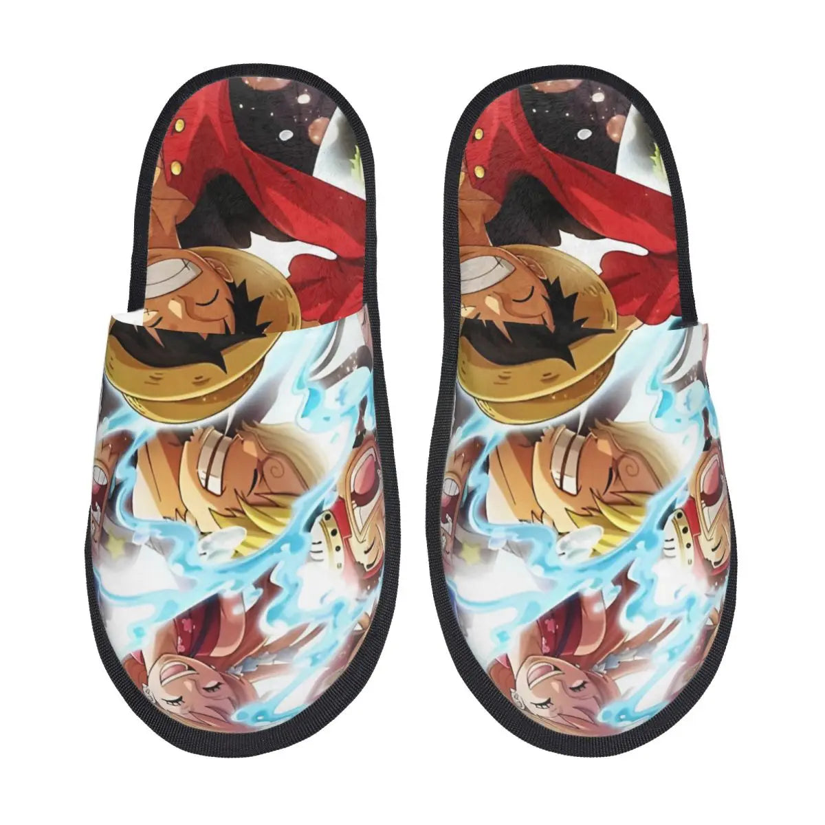 One Piece-tofflor – design med Luffy Gear 4 Snakeman