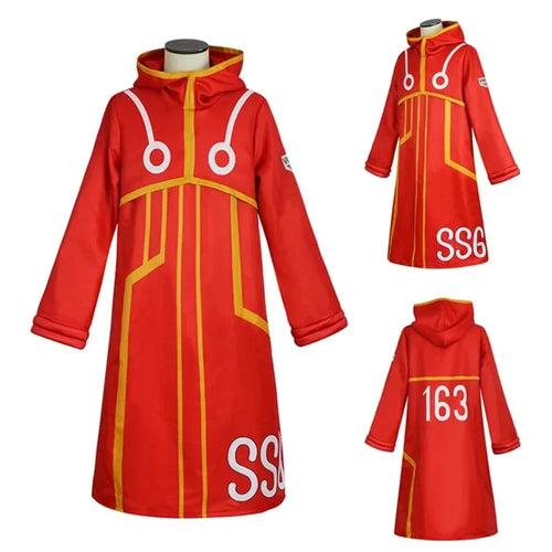 One Piece Costume - Egghead Island 2025 Outfit (Red)
