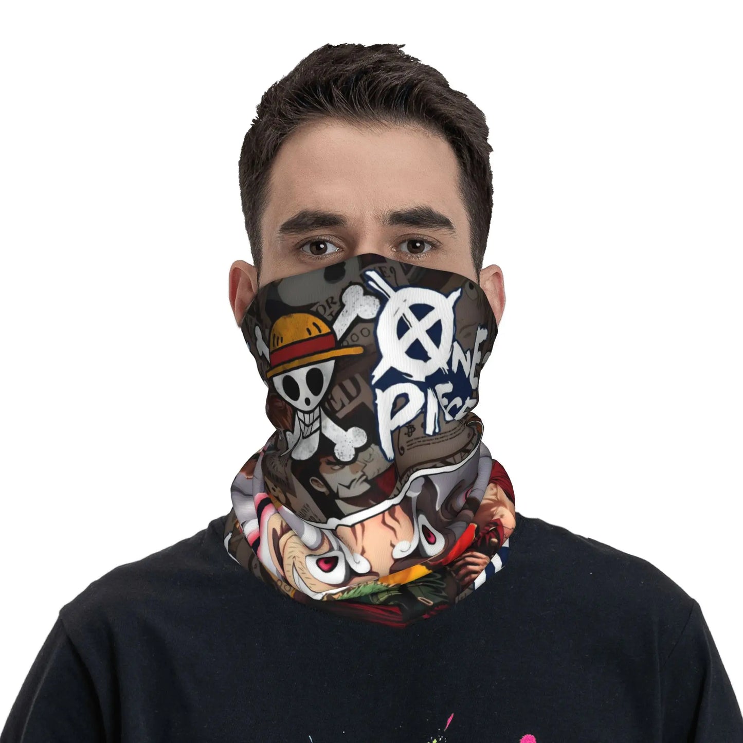 One Piece Bandana - Black & White Logos