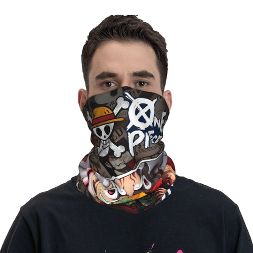 One Piece Bandana - Black & White Logos