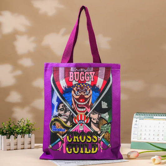 Torba typu tote One Piece – Buggy Klaun, kolorowy plakat