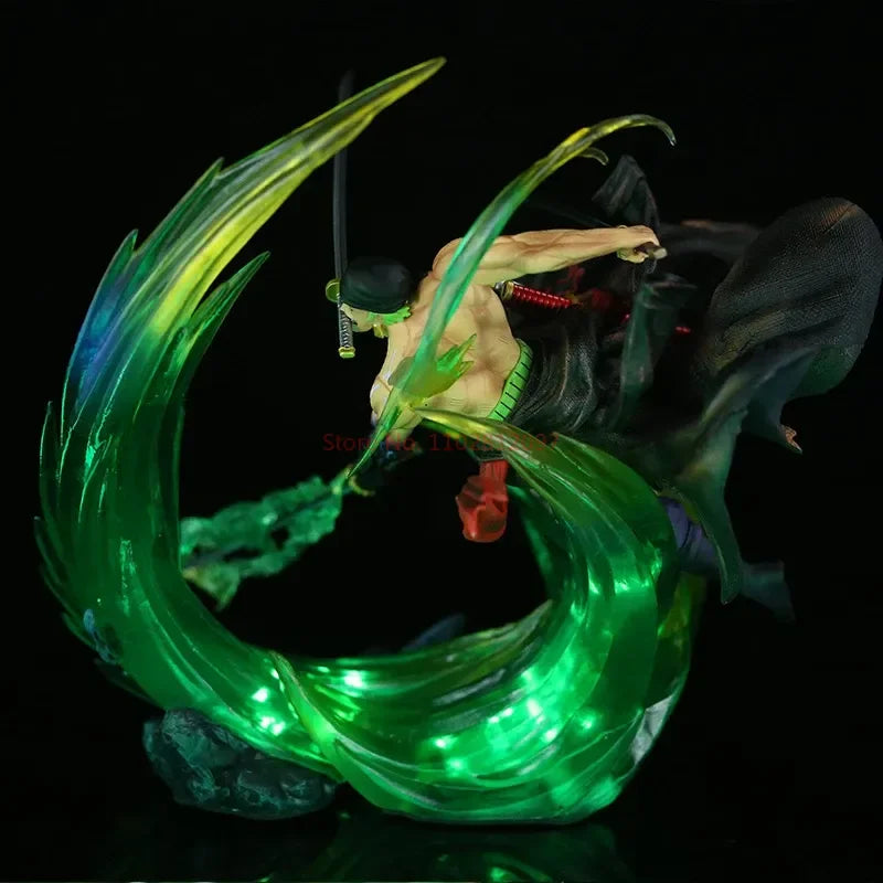 One Piece Figure - Roronoa Zoro Ashura (Green Slashing Effect)