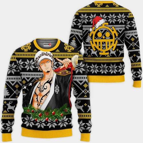 One Piece Sweater - Monkey D. Luffy Gear 5 Design (Black)