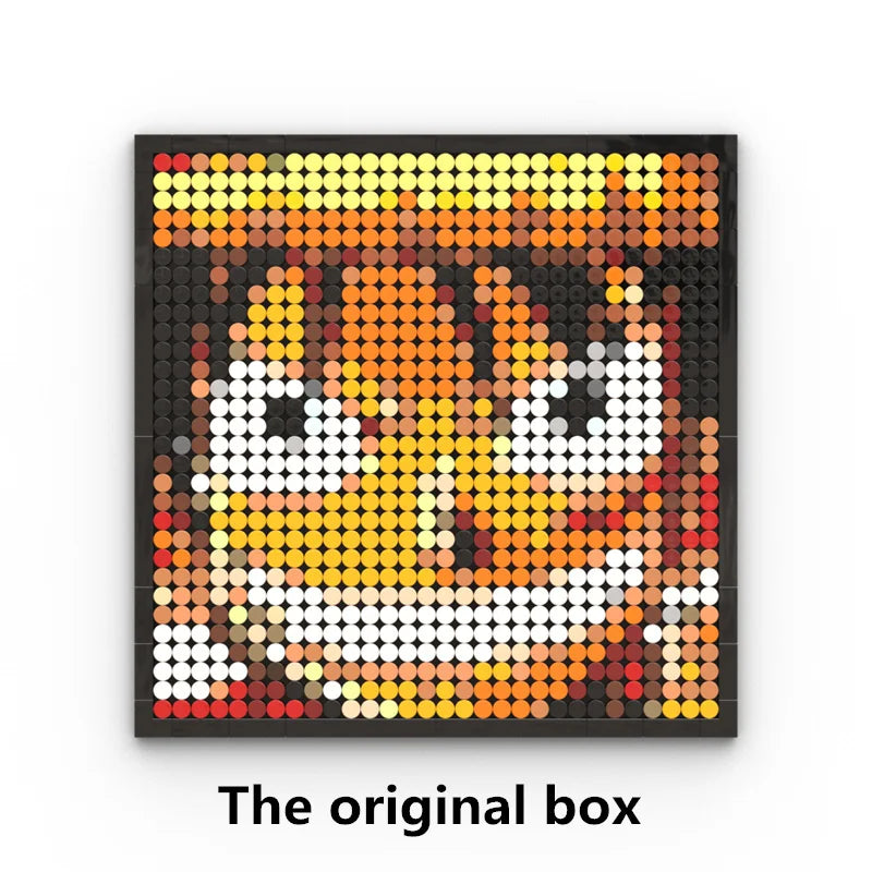 Mozaikowy obraz pixel art One Piece – Portret Roronoa Zoro (klocki)
