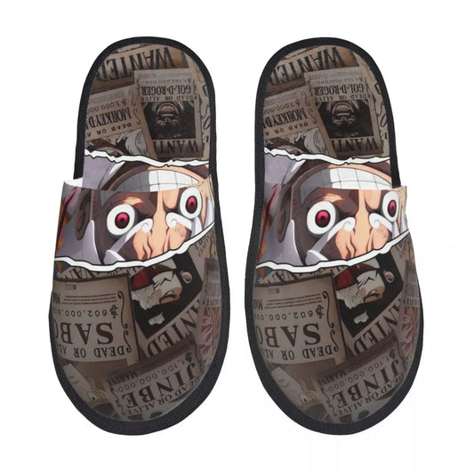 One Piece Slippers - Sabo, Luffy & Ace Design (Brothers)