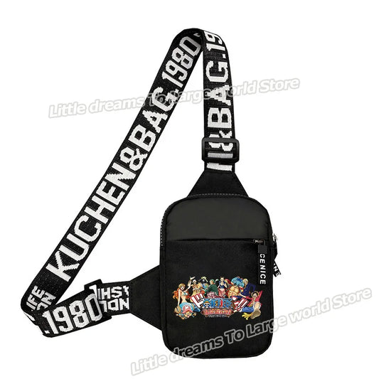 One Piece-axelväska – One Piece-besättningen, gruppillustration