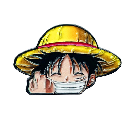 One Piece Pin – Monkey D. Luffy Smiling with Hat