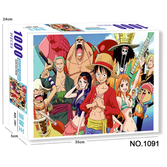 Puzzle One Piece, 1000 elementów – Portret całej załogi (duży format)