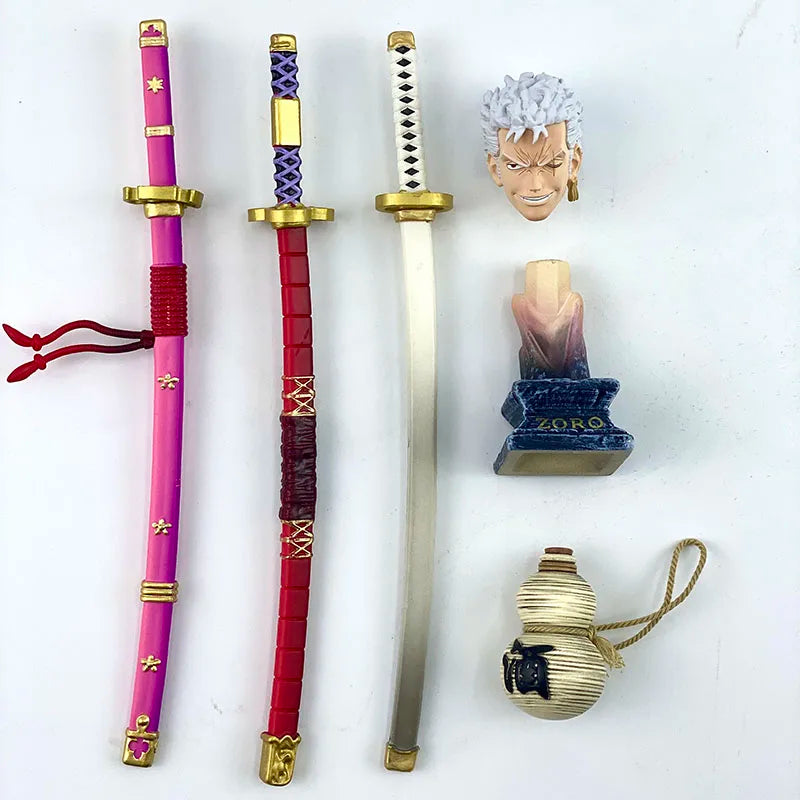 One Piece-figur – Roronoa Zoro (gröna effekter) (36cm)