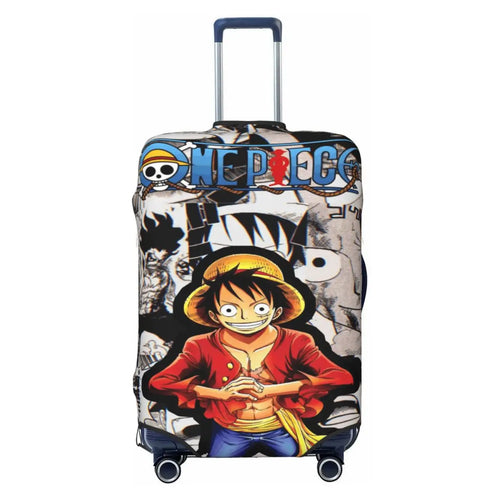 One Piece Suitcase Cover - Manga Scenes & Luffy Collage