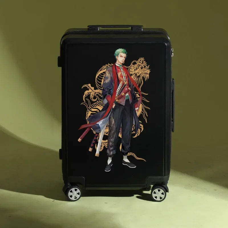 One Piece Suitcase - Roronoa Zoro Battle Stance (Black)