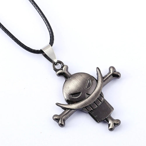 One Piece Necklace - Edward Newgate Jolly Roger Pendant (Whitebeard)