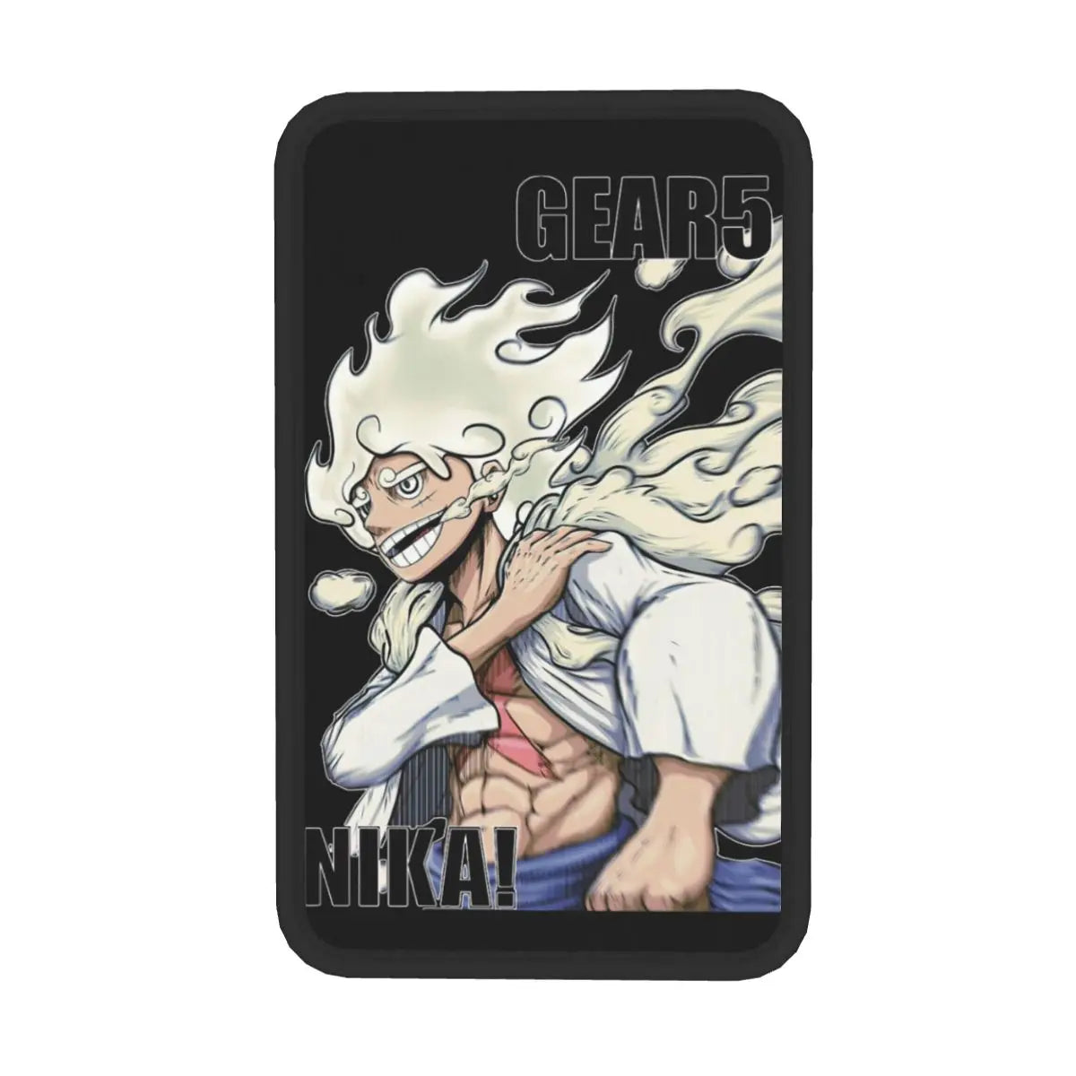 One Piece-bilmatta – Silhuett av Gear 5 ”Joy Boy”