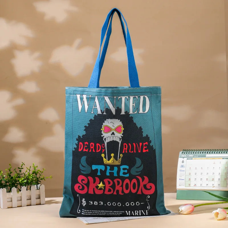 One Piece Tote Bag – Brook Soul King Rock Style