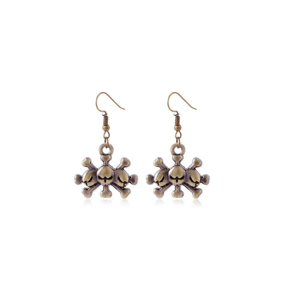 One Piece Earrings – Roronoa Zoro Symbol Bronze