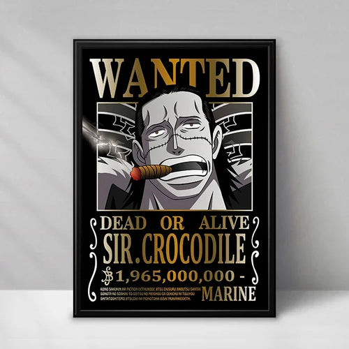 One Piece Wanted Poster - Sir Crocodile (Baroque Works)