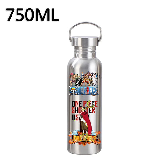 One Piece 750ml Water Bottle – Monkey D. Luffy Gear Style