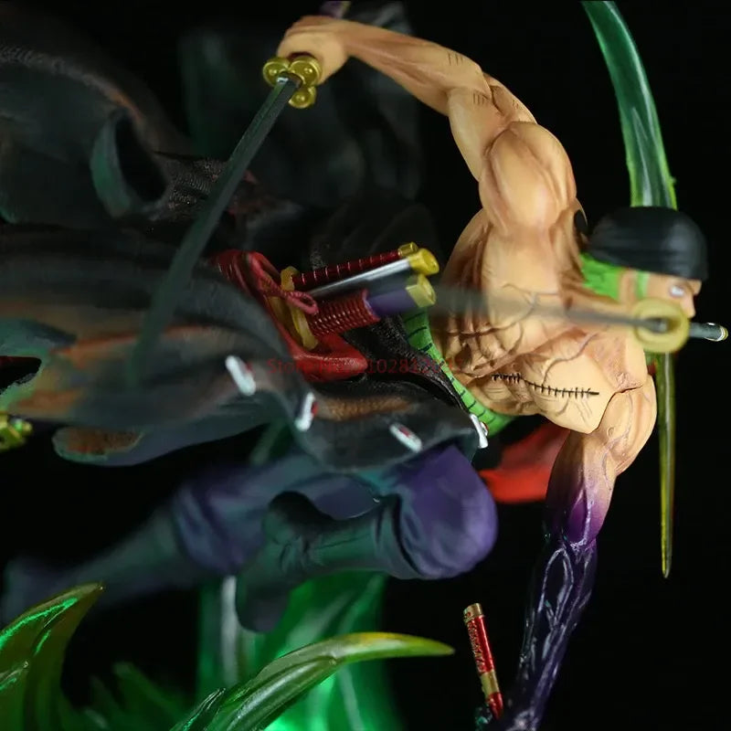 One Piece Figure - Roronoa Zoro Ashura (Green Slashing Effect)