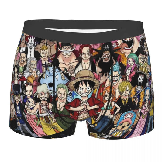 Boxershorts – Tät collagebild av besättningen