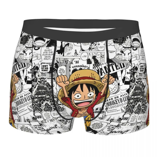 Boxers - Luffy Black-and-White Manga