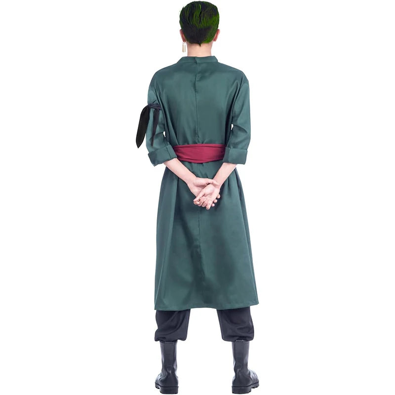 One Piece Costume - Roronoa Zoro Adult Outfit (Wano Kuni Style)