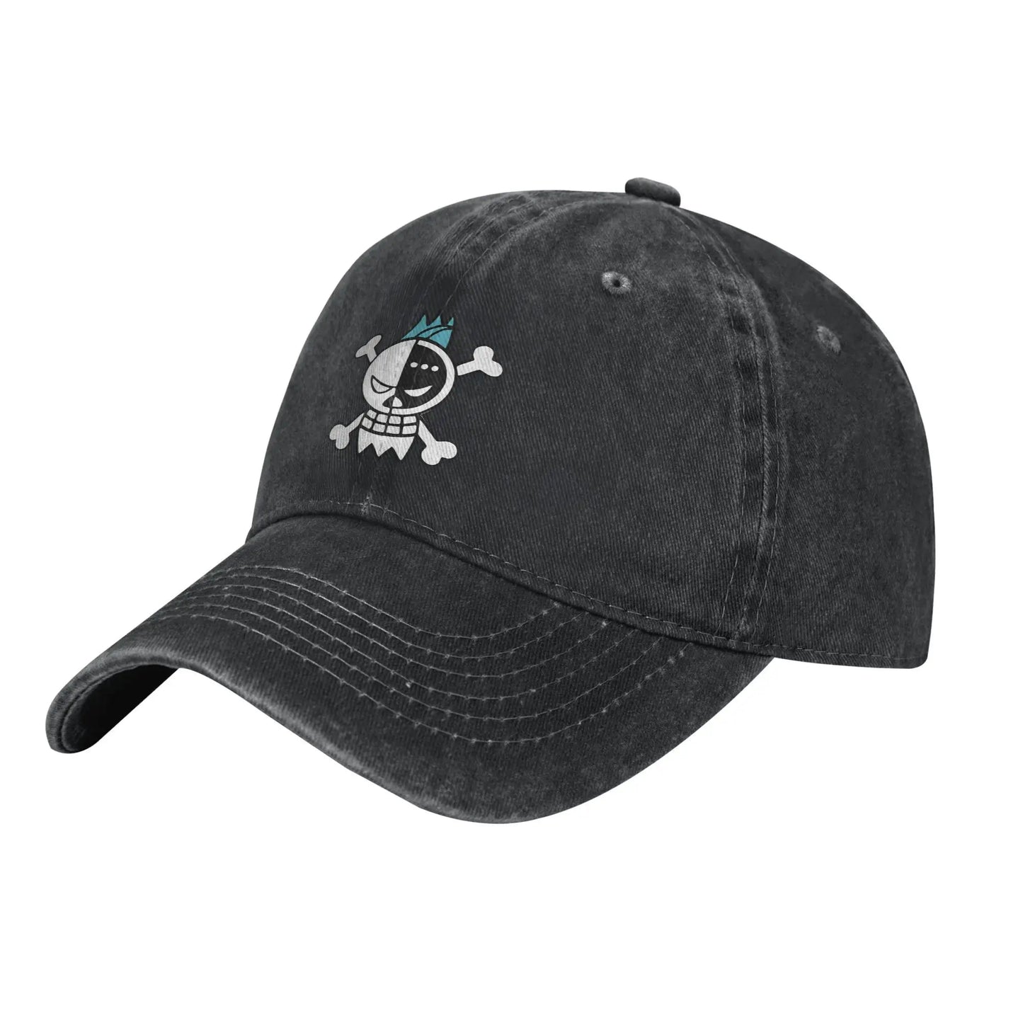 One Piece Cap - Gray Pirate Dad Hat