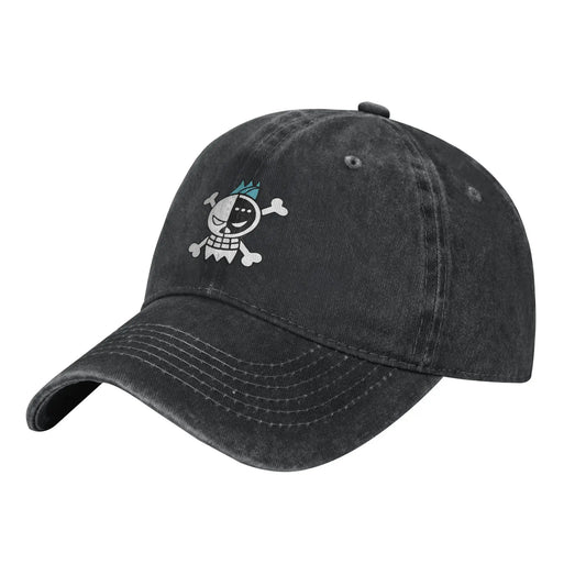 One Piece Cap - Gray Pirate Dad Hat