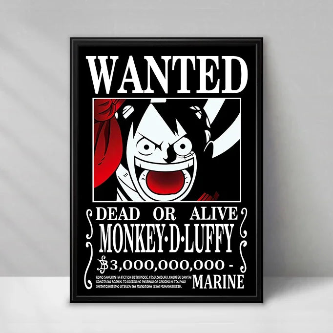 One Piece Wanted Poster - Monkey D. Luffy Gear 5 (Holo Effect)