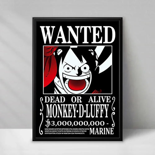 One Piece Wanted Poster - Monkey D. Luffy Gear 5 (Holo Effect)