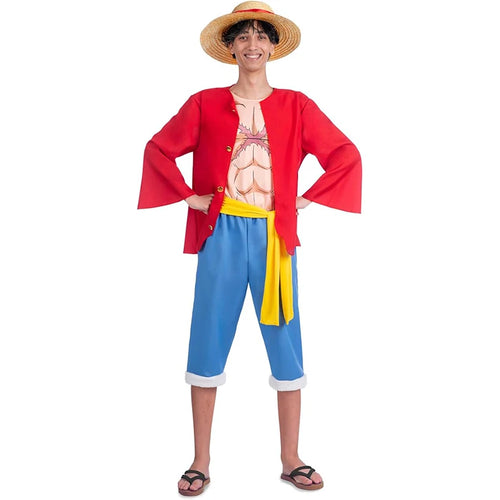 One Piece Costume - Monkey D. Luffy Adult Outfit (Complete Set)