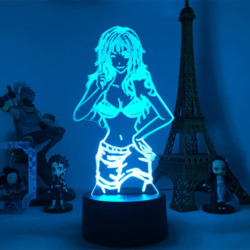 One Piece LED Night Light - Navigator Nami (Blue)