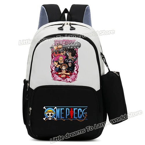 One Piece Backpack – Monkey D. Luffy Manga Collage