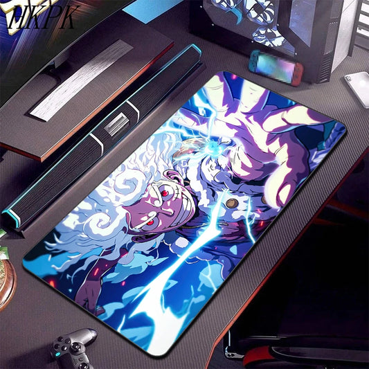One Piece Desk Mat - Luffy Gear 5 Purple Aura