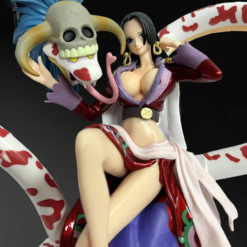 One Piece-figur – Boa Hancock med Salome (deluxeversion)