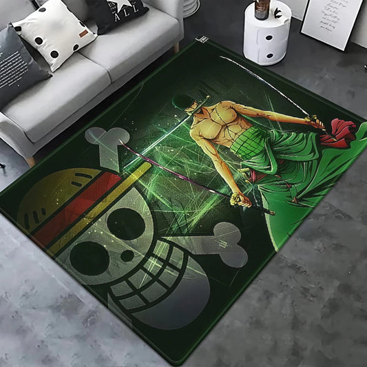 One Piece Rug - Brothers in Heart: Luffy, Sabo, and Ace (Illustration)