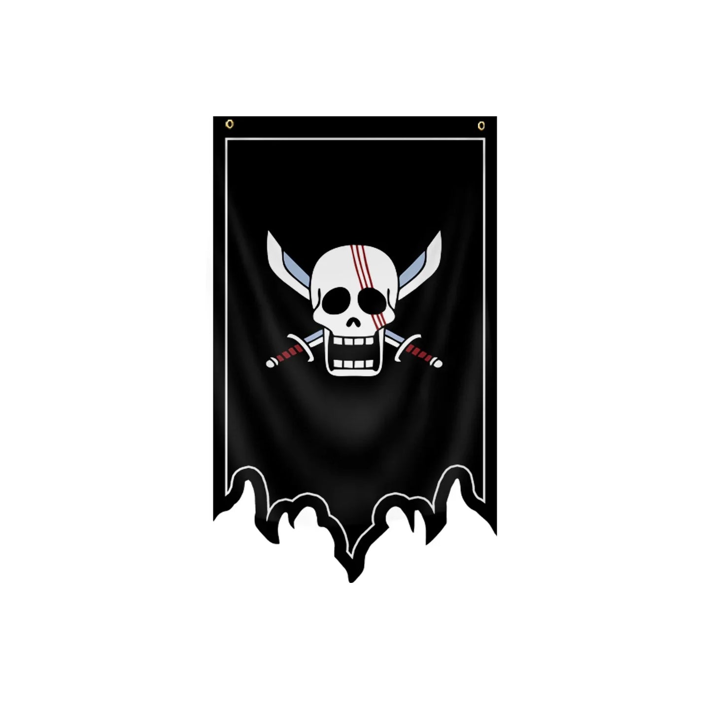 Flaga One Piece – Jolly Roger Piratów Rudowłosego (Shanks)