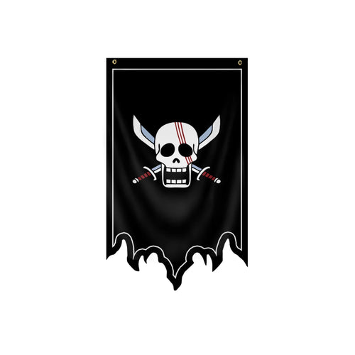 Flaga One Piece – Jolly Roger Piratów Rudowłosego (Shanks)