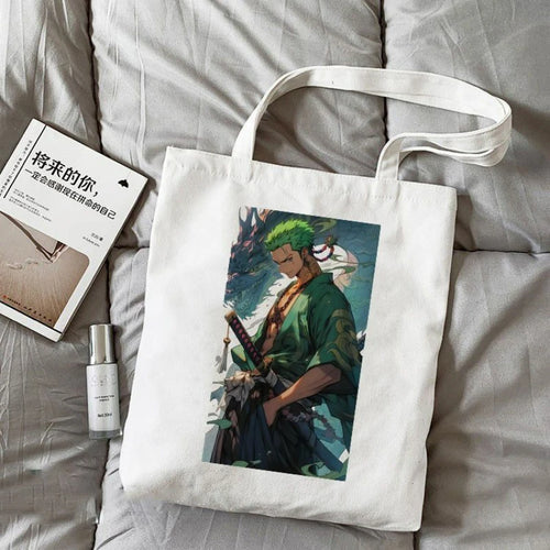 Torba typu tote One Piece – Pełnostronicowa ilustracja Zoro