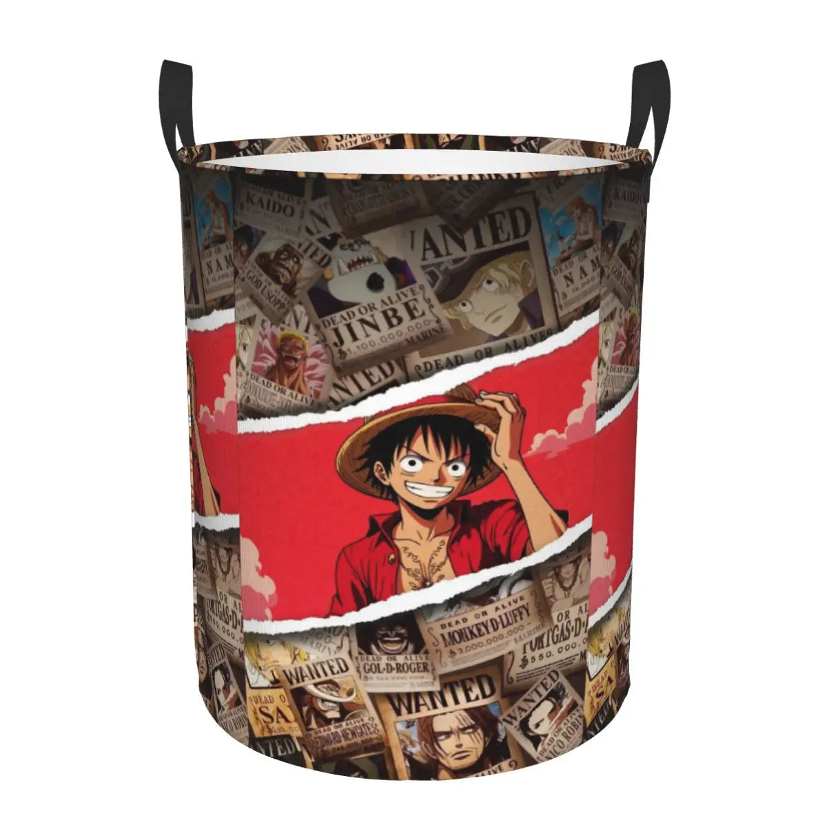 Kosz na pranie One Piece – portret Monkey D. Luffy’ego „czerwone tło”