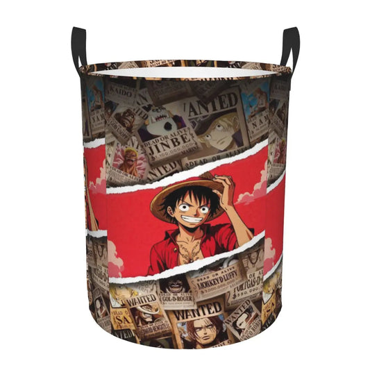 Kosz na pranie One Piece – portret Monkey D. Luffy’ego „czerwone tło”