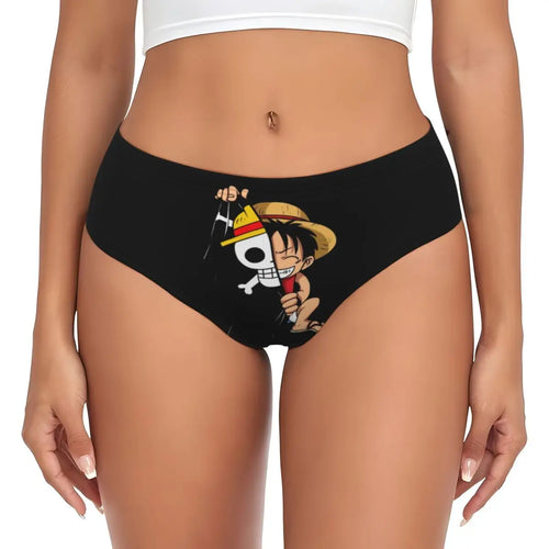 One Piece Briefs – Monkey D. Luffy Portrait (Black)