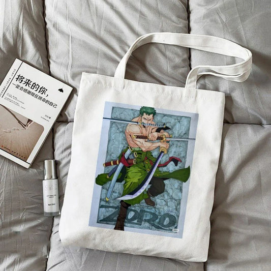 One Piece Tote Bag – Zoro Sword Combat
