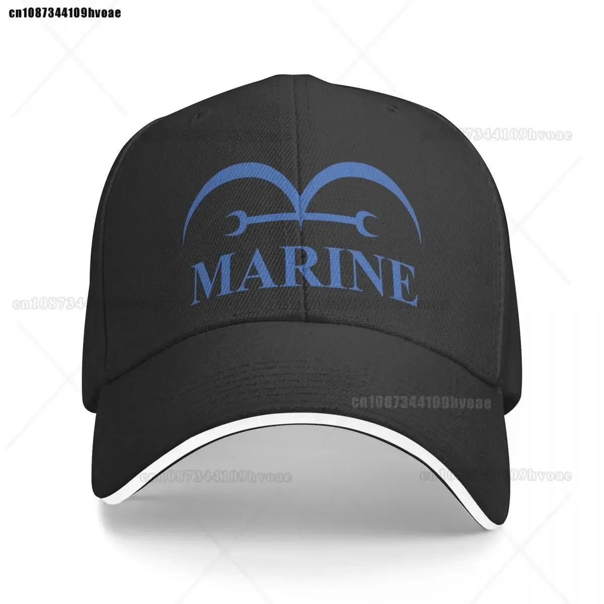 One Piece Marines Cap - Classic Black (Embroidered Logo)