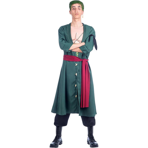 One Piece Costume - Roronoa Zoro Adult Outfit (Wano Kuni Style)