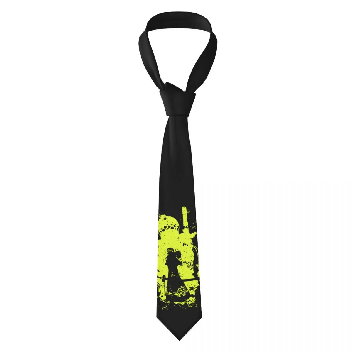 One Piece Tie – Yellow Luffy Silhouette