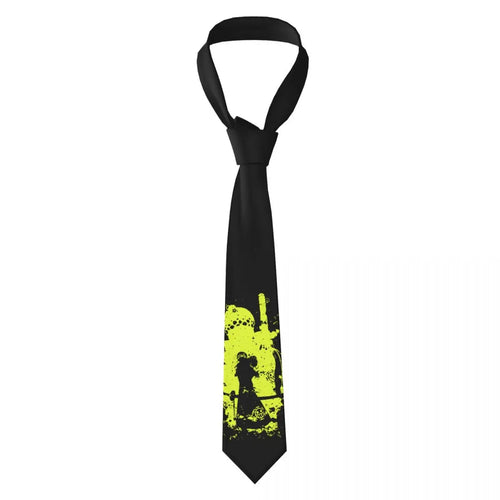 One Piece Tie – Yellow Luffy Silhouette