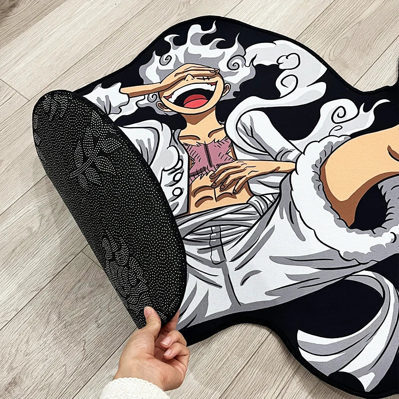 One Piece Rug - Monkey D. Luffy Gear 5 Design (Silhouette Form)