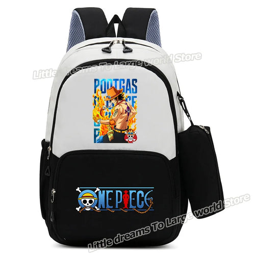 One Piece Backpack – Monkey D. Luffy Multicolored Pop Art