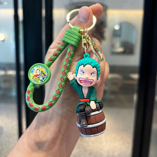 One Piece Figurine Keychain – Comical Zoro Version